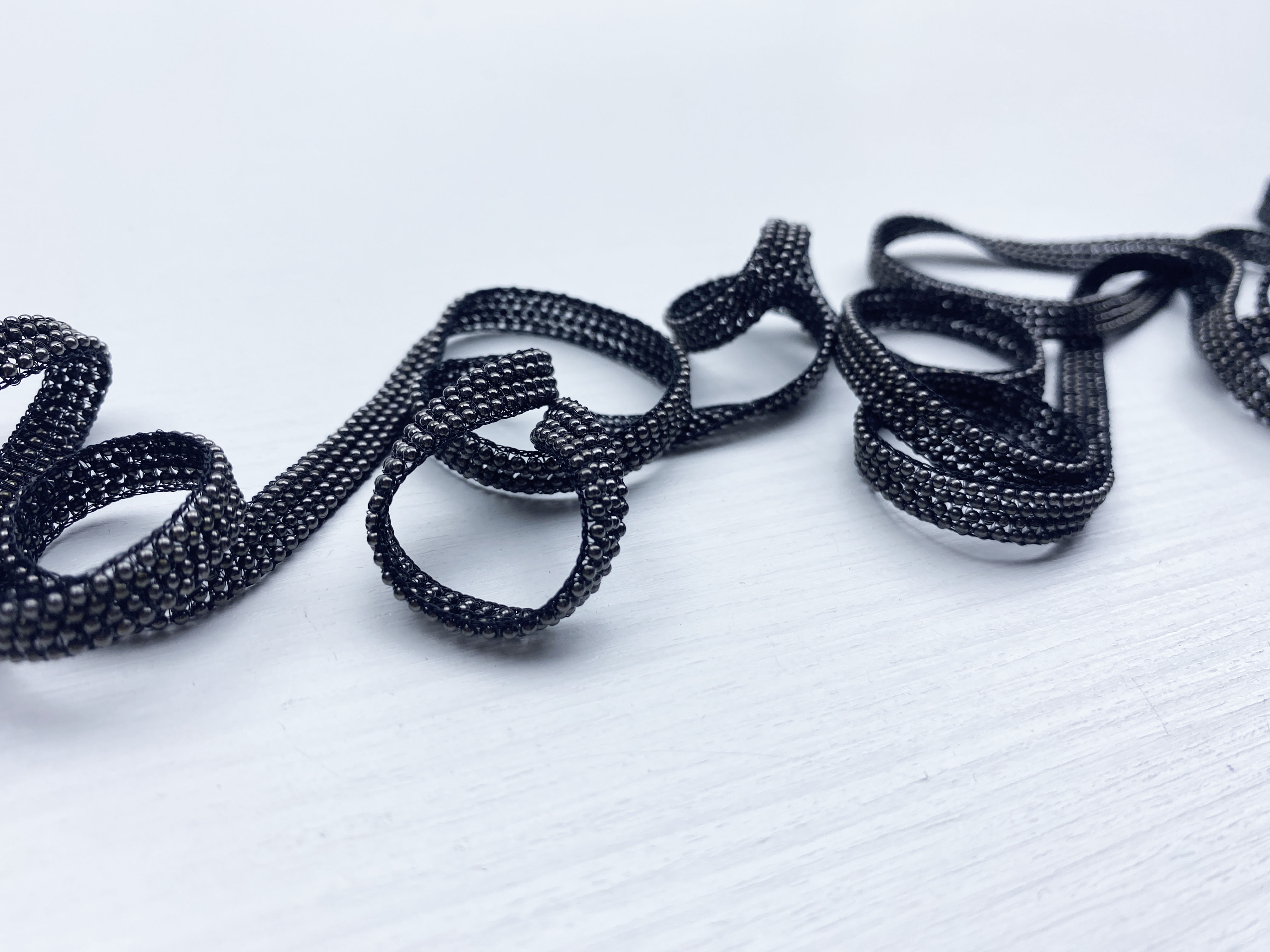 Тесьма мониль серебряная 66956 3